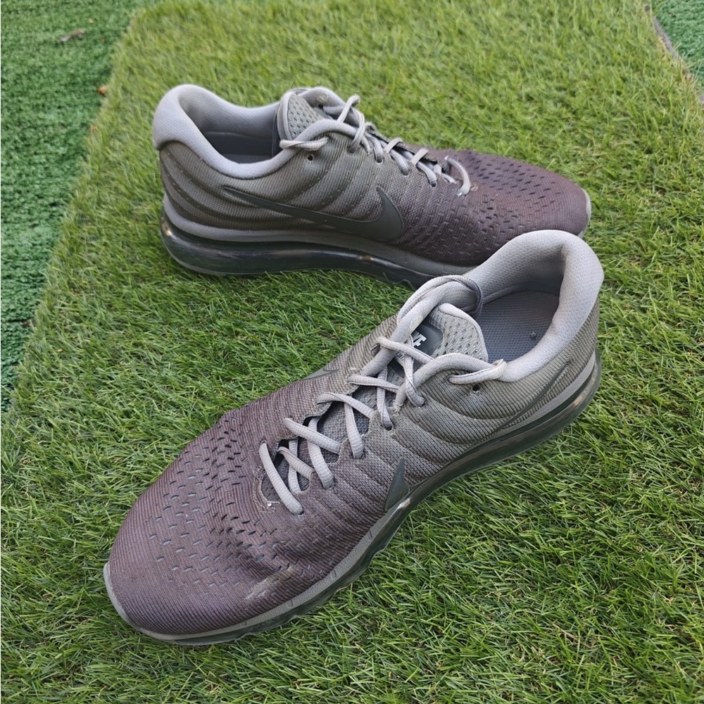 Nike Air Max 2017 Cool Grey Anthracite Mens Running Shoes Size 11 849559-008
